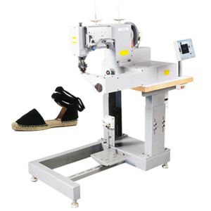 Espadrille Shoes Upper and Jute Sole Stitching Machine