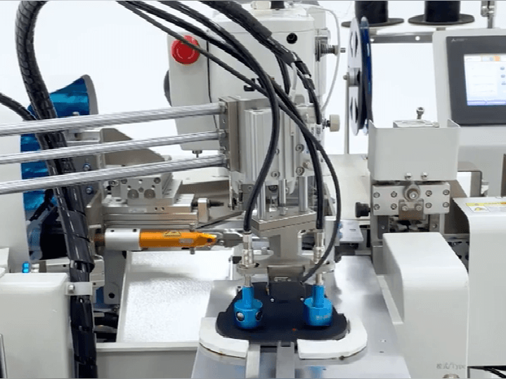 automatic shoes tongue sewing machine